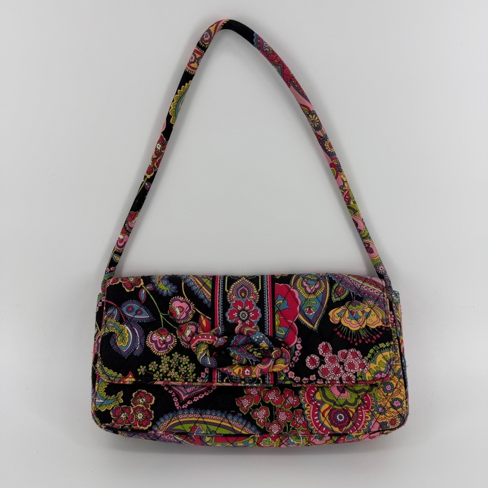 Vera Bradley Knot Just a Clutch "Symphony in Hue" Convertible Shoulder Bag Purse